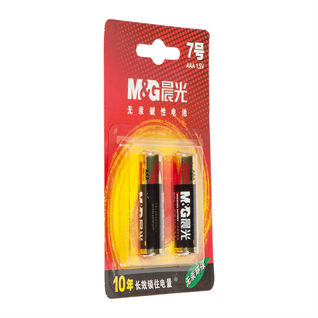 晨光7号碱性电池(2粒吸卡)arc92555